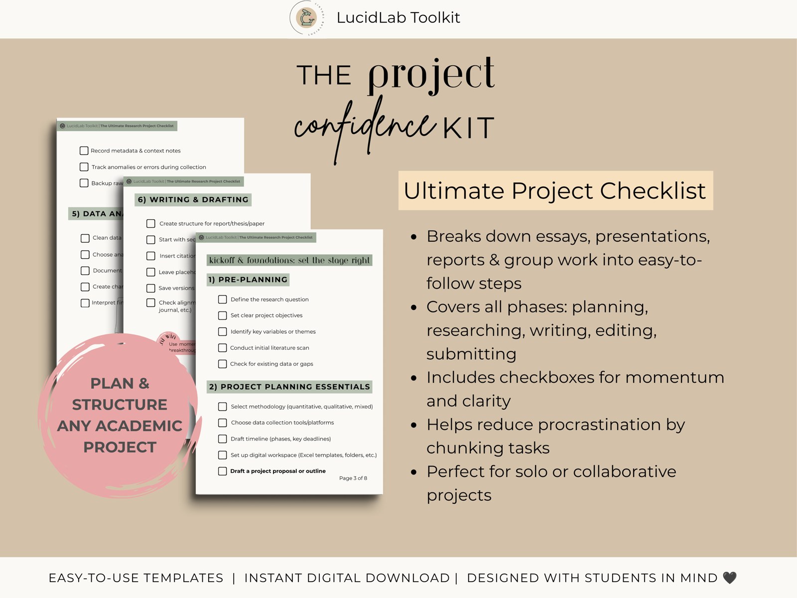 Ultimate Project Checklist